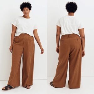 Madewell The Harlow Wide-Leg Pant In Acorn 14